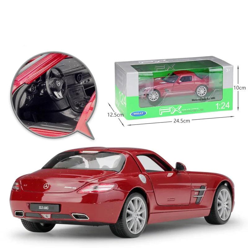 1:24 Mercedes-Benz SLS AMG model car.