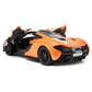 1:24 scale McLaren P1 diecast model car, made from metal and plastic, featuring realistic details and a sleek design, perfect for collectors and enthusiasts