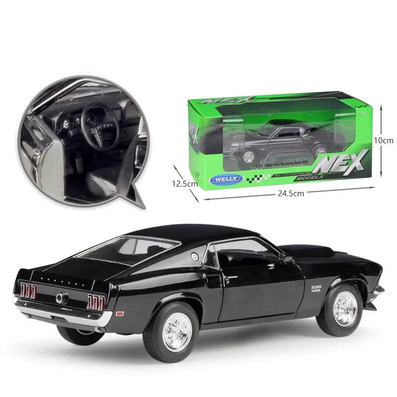 1969 Ford Mustang Boss 429 1:24 Diecast Model