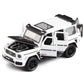 1/32 Mercedes-Benz G700 diecast SUV model featuring detailed design, off-road capability, and sound and light functions