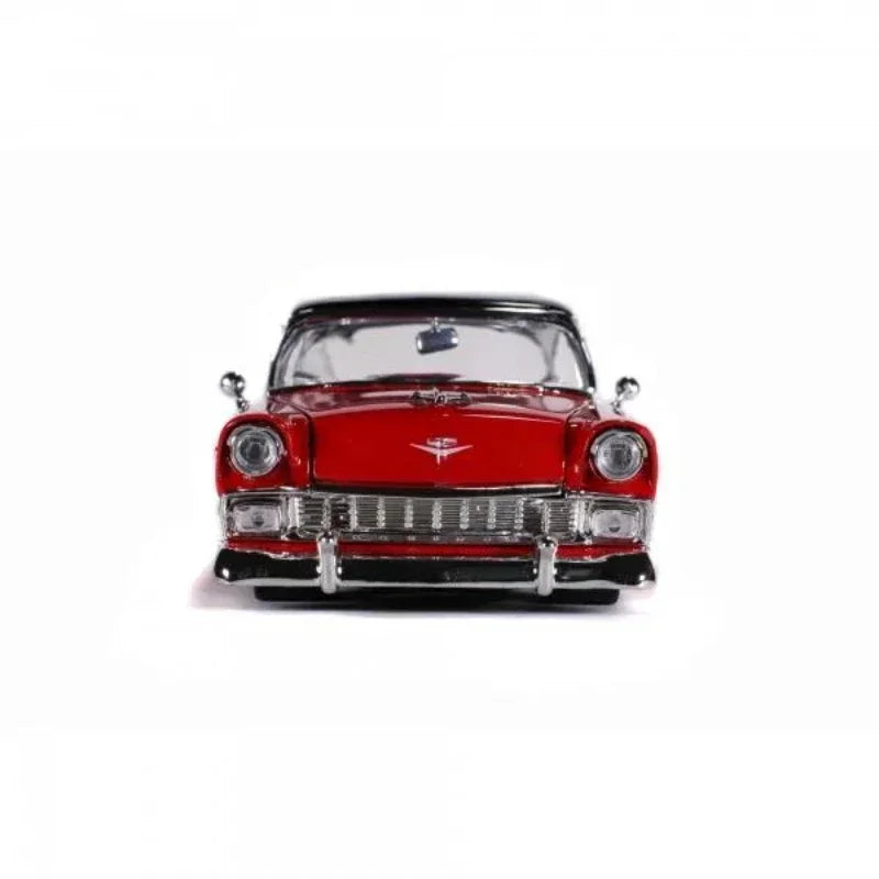 Jada 1:24 scale diecast model of a 1956 Chevrolet Bel Air, featuring high simulation design and metal alloy construction, perfect for collectors and Chevy enthusiasts.