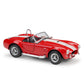 1:24 scale diecast model of a Shelby Cobra 427 S-C, featuring a classic alloy retro design with detailed craftsmanship, ideal for collectors and car enthusiasts.