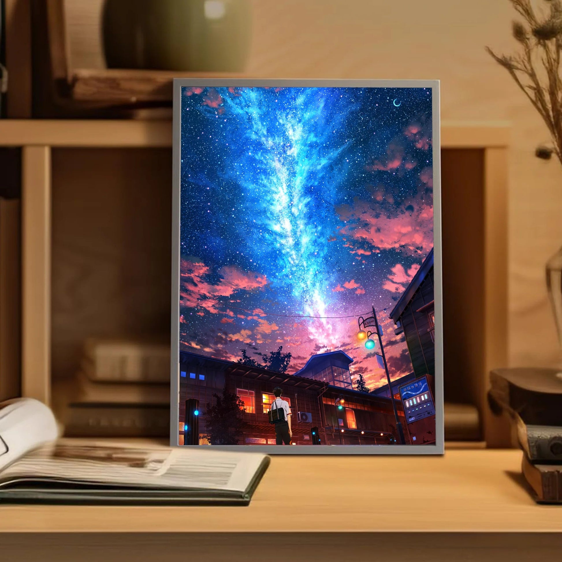 Anime Meteor LED Night Light painting