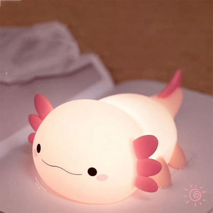 Axolotl Silicone Night Light – Touch Control 