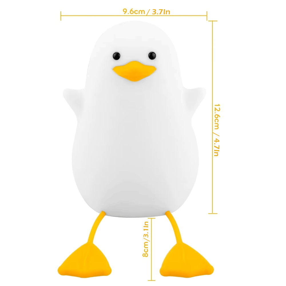 Cute Duck Silicone Night Lamp 