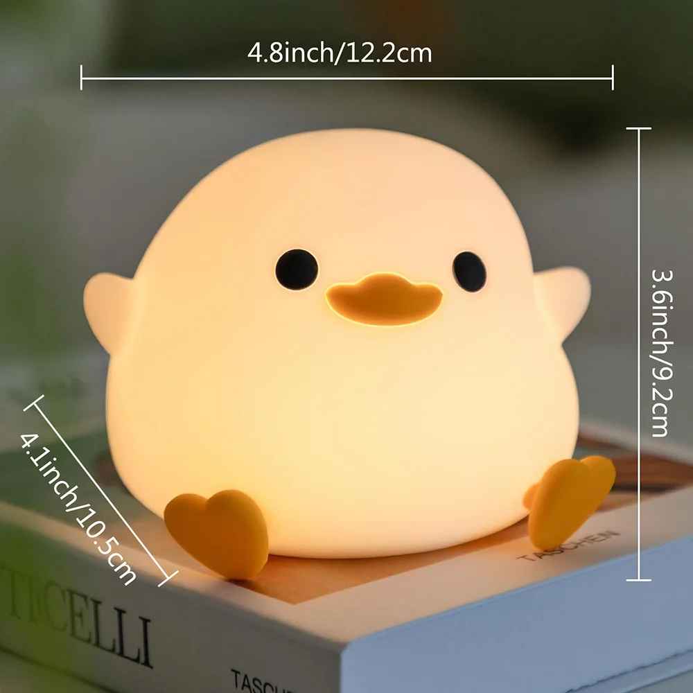 Doudou_Duck_Clap_Silicone_Night_Light