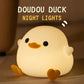 Doudou Duck Clap Silicone Night Light – USB Rechargeable & Soft Glow