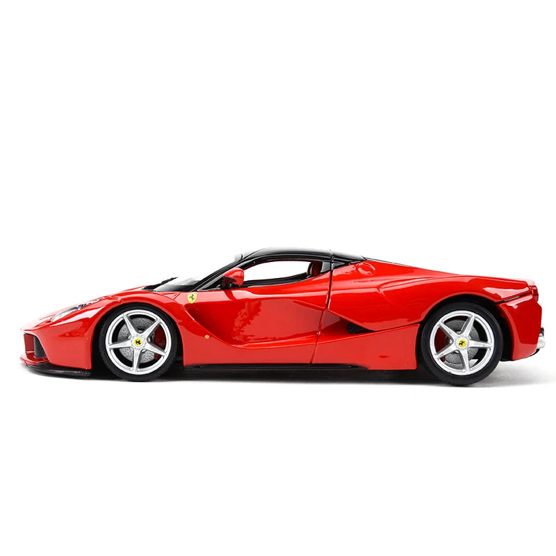 1:24 scale die-cast model of a Ferrari LaFerrari, featuring luxury sports car design with intricate detailing, perfect for collectors and car enthusiasts.