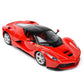 1:24 scale die-cast model of a Ferrari LaFerrari, featuring luxury sports car design with intricate detailing, perfect for collectors and car enthusiasts.