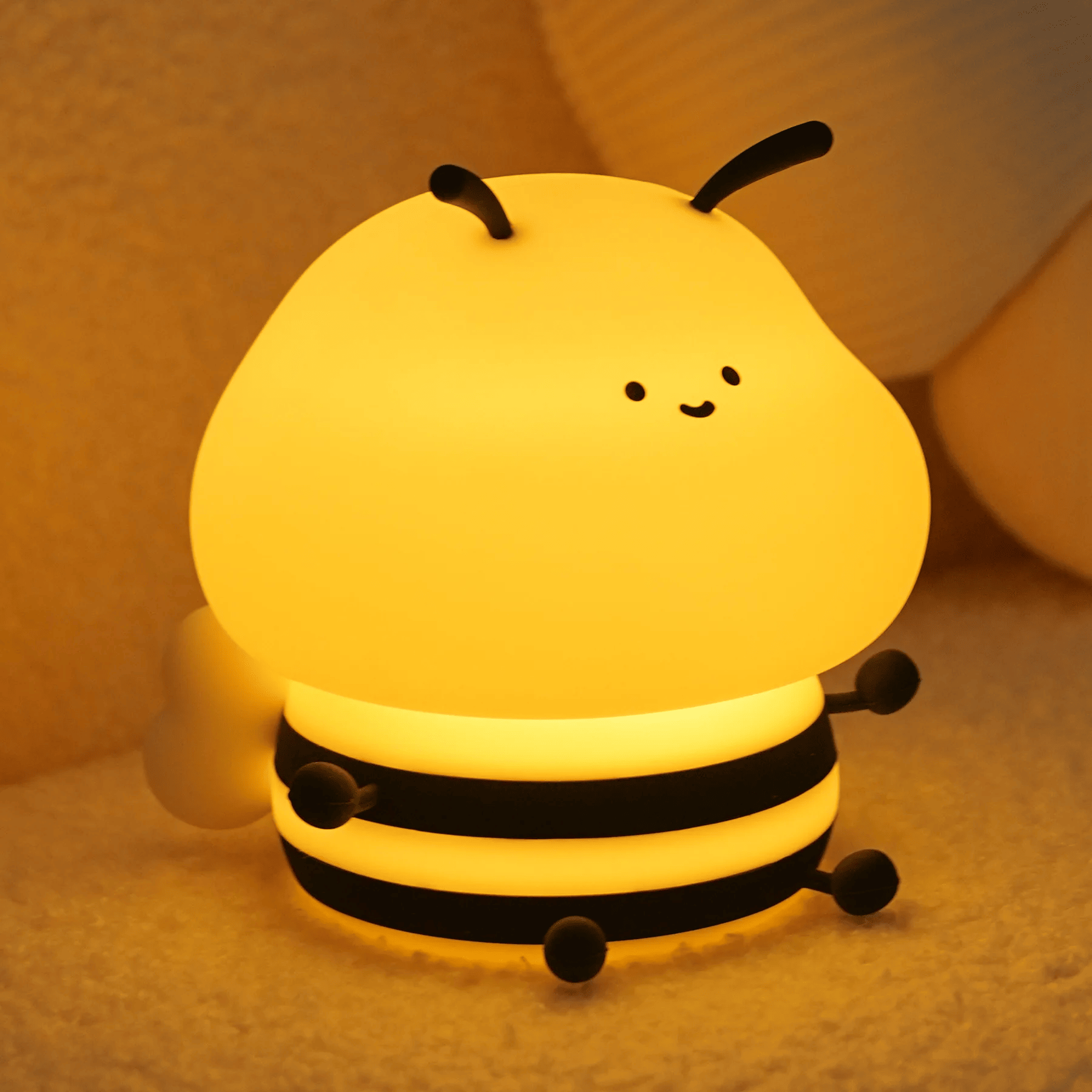 Honeybee Night Light – Soft Silicone Lamp