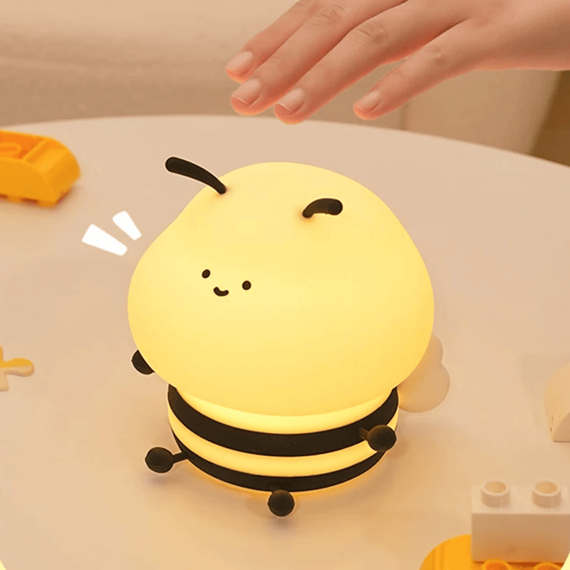 Honeybee Night Light – Soft Silicone Lamp