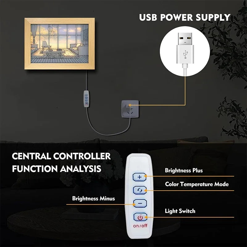  LED Animated Sunlight Window Lamp