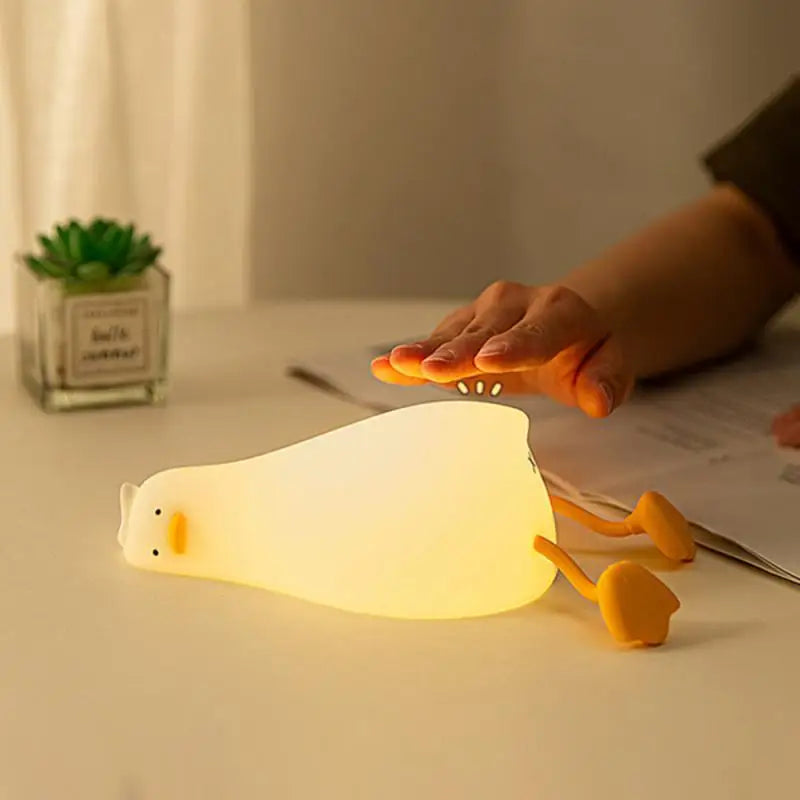 Laydown Duck Silicone Night Light