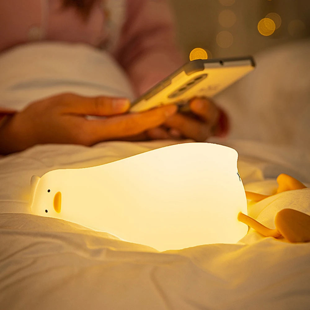 Laydown Duck Silicone Night Light