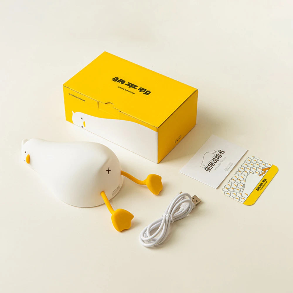 Laydown Duck Silicone Night Light