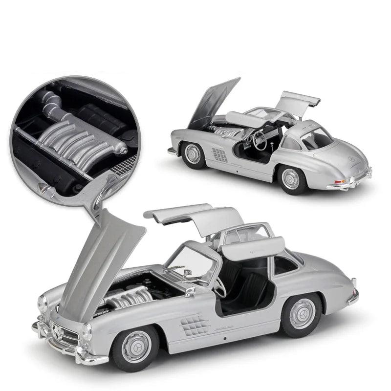 1:24 Mercedes-Benz 300SL 1963 alloy model car