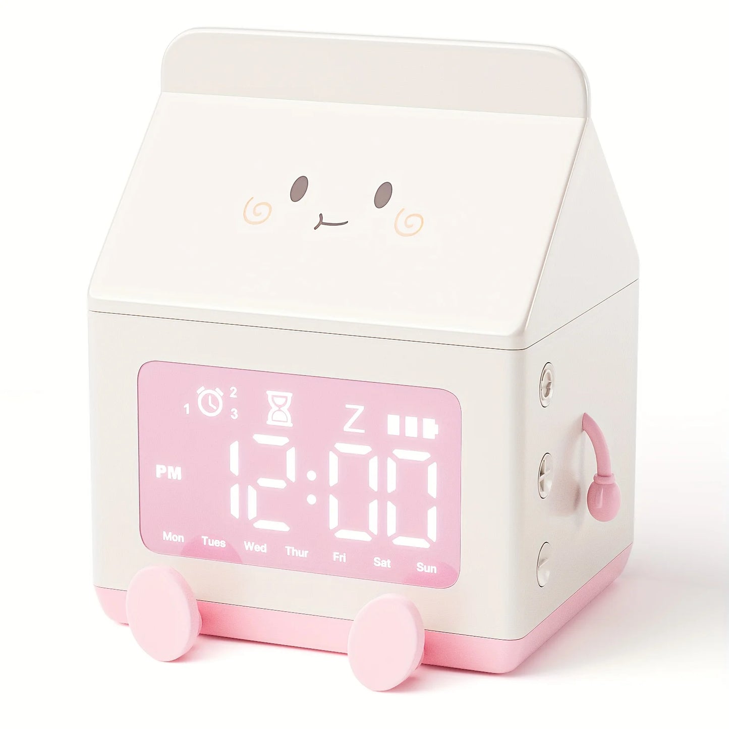 Milk Box Digital Alarm Clock