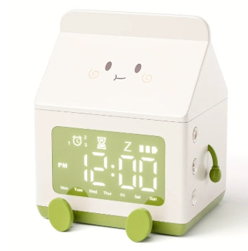 Milk Box Digital Alarm Clock