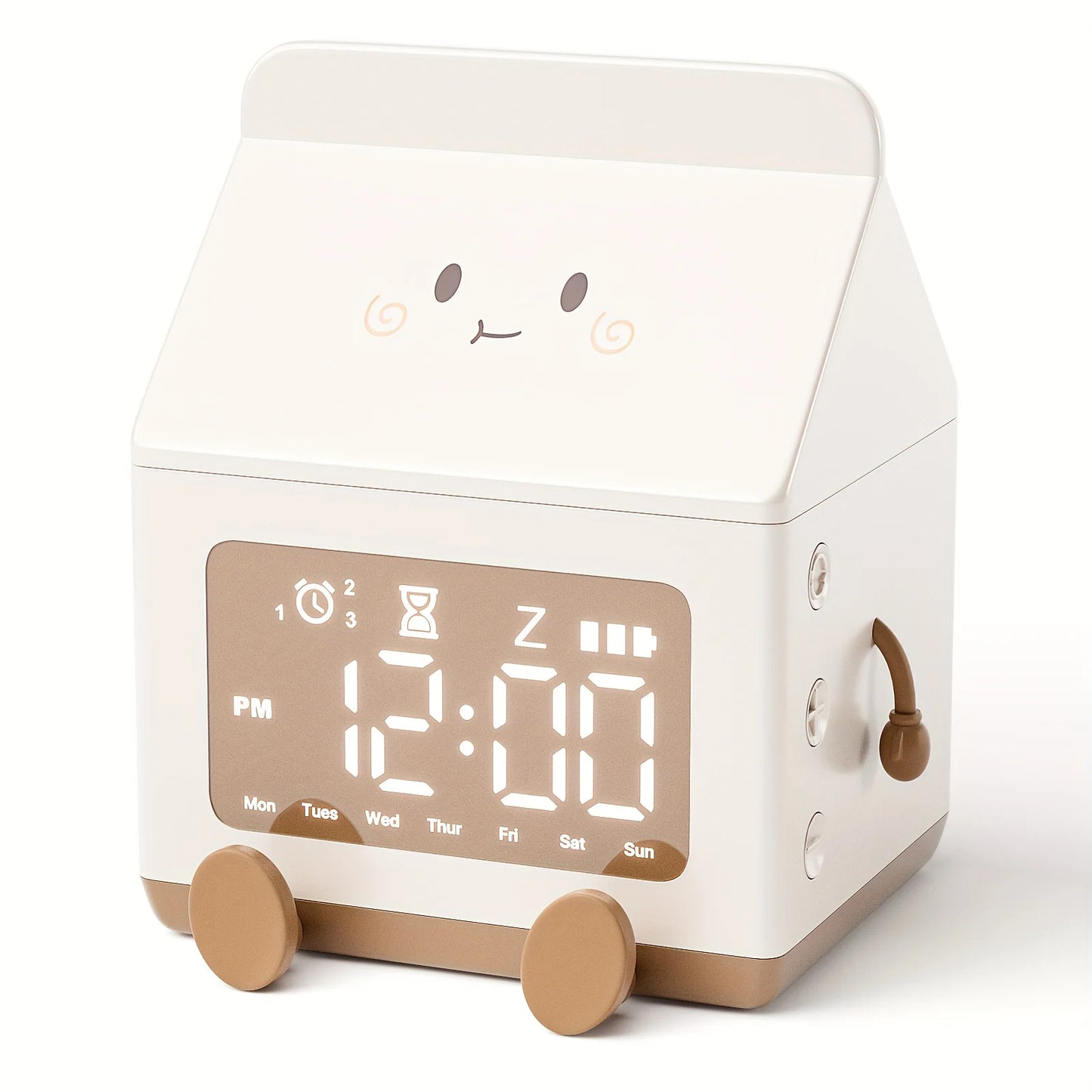 Milk Box Digital Alarm Clock