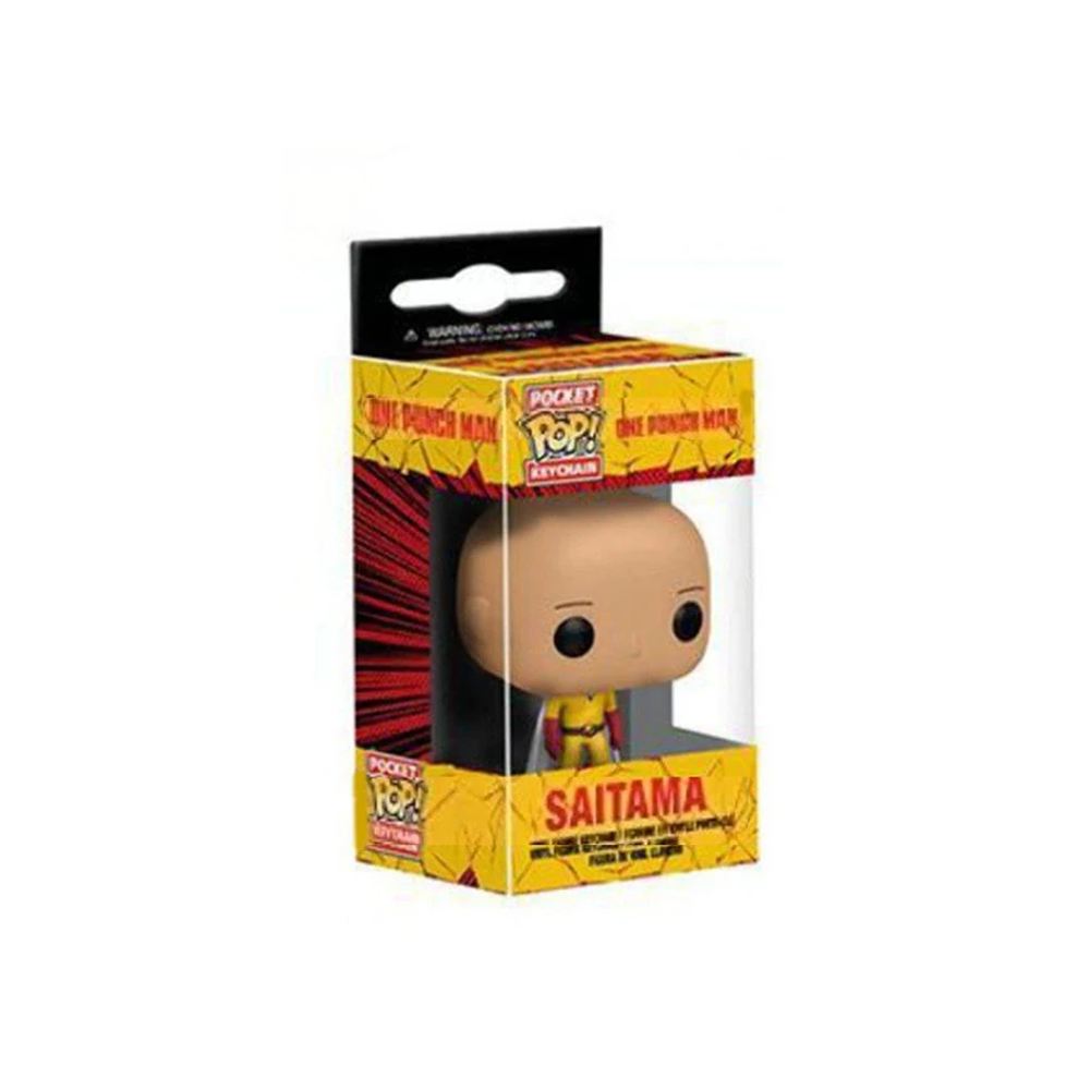 One Punch Man Saitama Pocket Pop Keychain 