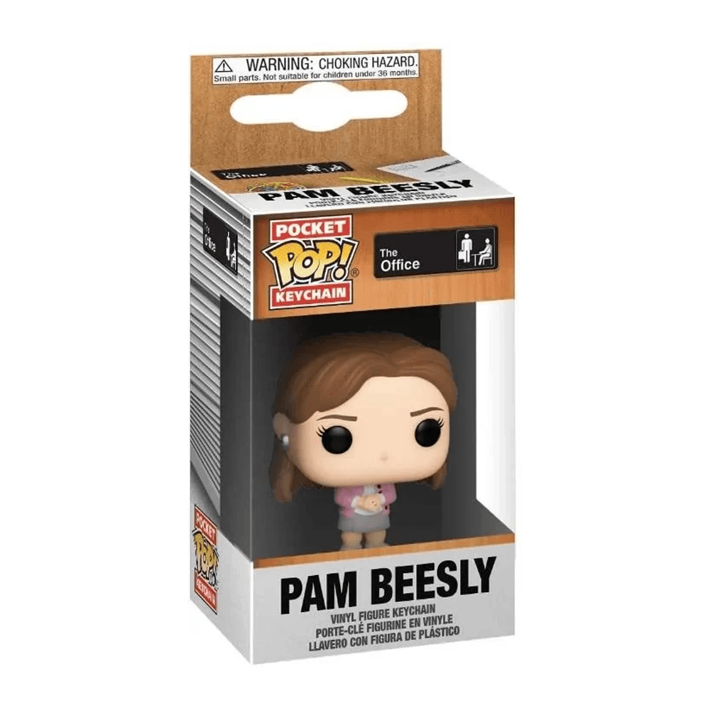 Pam Beesly Pocket Keychain