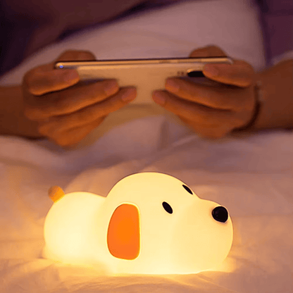 Papa Puppy Night Lamp – LED Dog Light,