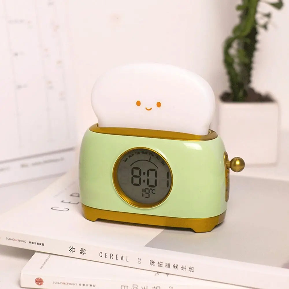 Toaster Night Light Alarm Clock