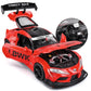 1:24 scale diecast model of a Toyota Supra, featuring alloy construction with realistic sound and light effects, perfect for collectors and sports car enthusiasts.